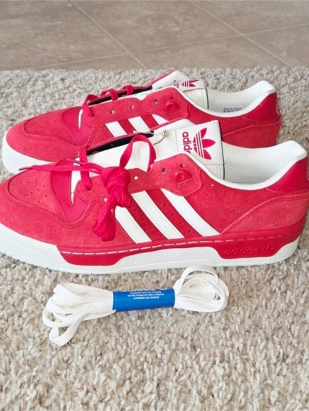 Adidas Men's Rivalry Low ' Better Scarlet Ivory ' SZ 11 (APH 281001)